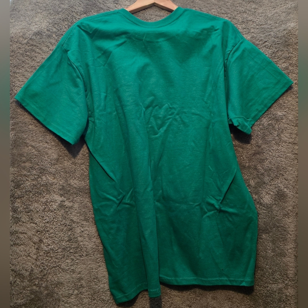 Nintendo Mario Kart Graphic T-shirt in Green with Yoshi and Checkered Finishline - Picture 3 of 3